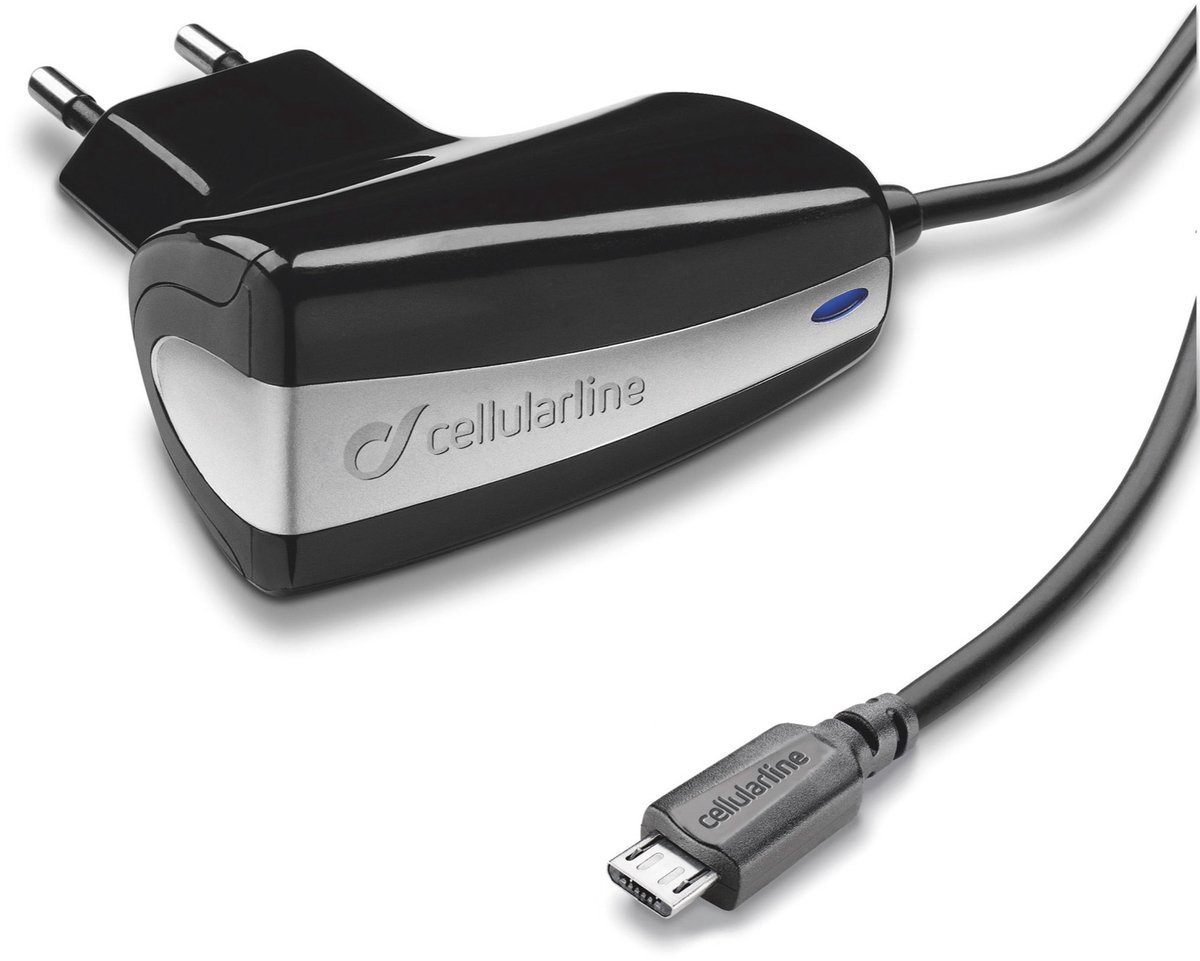 Cellular Line Thuislader Micro-USB 2000mA Zwart 1,6m