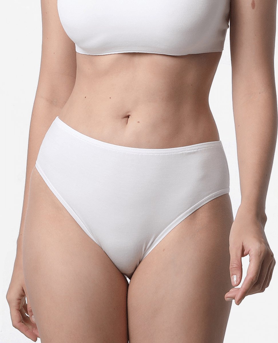 Cheeky dames slip Micro Modal gepareld ivoor