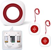 Emergency call button - Noodoproepknop voor senioren paniekknop verpleging, senioren – draadloos