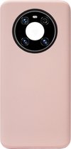ADEL Premium Siliconen Back Cover Softcase Hoesje Geschikt voor Huawei Mate 40 Pro - Lichtroze