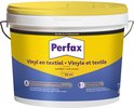 Perfax Vinyl en Textiel Wandlijm 10 Kg | Gebruiksklare Hoogwaardige Lijm | Voor Diverse Materialen | Betrouwbare en Veelzijdige Toepassing | Wand Bekleding | Feilloze Afwerking