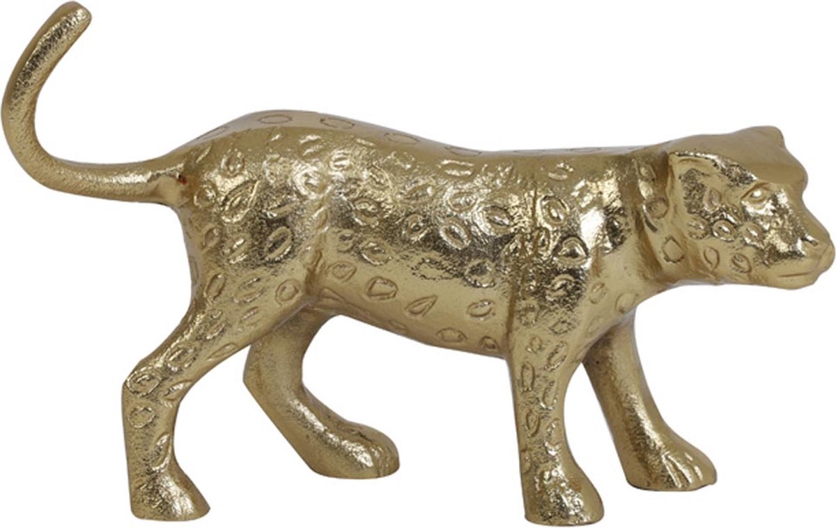 countryfield panter beeldje goud