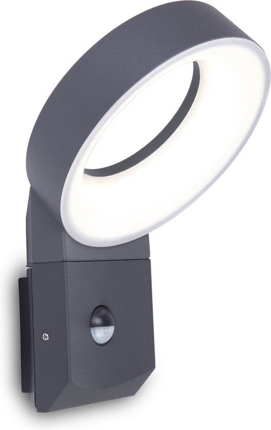 TRIO Richtbare Wandlamp Mio Rond 18cm - Wit Mat - Met LED En Draaibare Kap