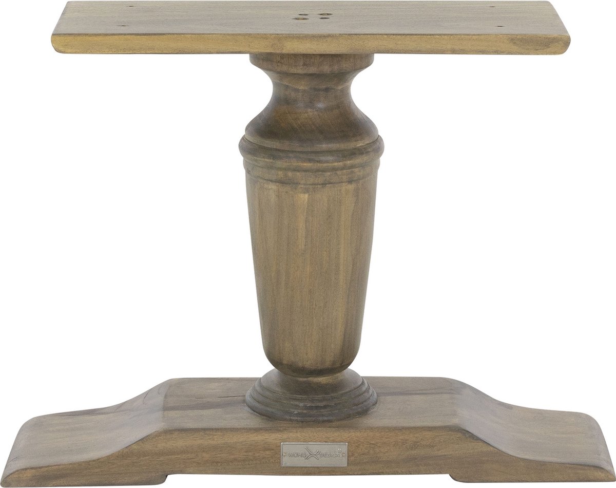 Skraut Home Standaard Poten Brug In X Vorm Tafelpoten Van Massief Hout Woonkamer Eetkamer Kantoor Wit Gelakt 72 Cm 658494477