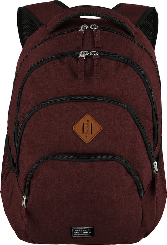 Travelite Basics Backpack Melange bordeaux