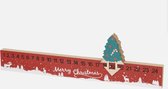 Adventkalender hout - kerstfiguur - Adventskalender