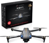 Tedroka®K911-Drone met 4K camera-Voor Volwassenen En Voor kinderen-Inclusief GPS-Drone Met camera-Geen vliegbewijs nodig-800 m bereik -Borstelloze motoren-Inclusief draagbare tas