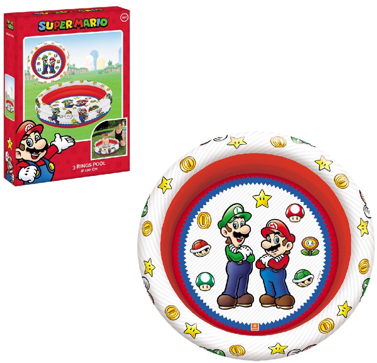 Super Mario Zwembad 100cm