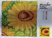 Smyrna Pakket - knoopkussen - BZ047 - Gele bloem