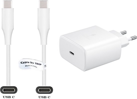 Chargeur rapide + câble USB C de 3,2 m. 45W PD QuickCharge & USB 3.1 / E- Chargeur de