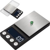 AdroitGoods Digitale Mini Precisie KeukenWeegschaal - 0,1 tot 500 gram - Kleine Weegschaal