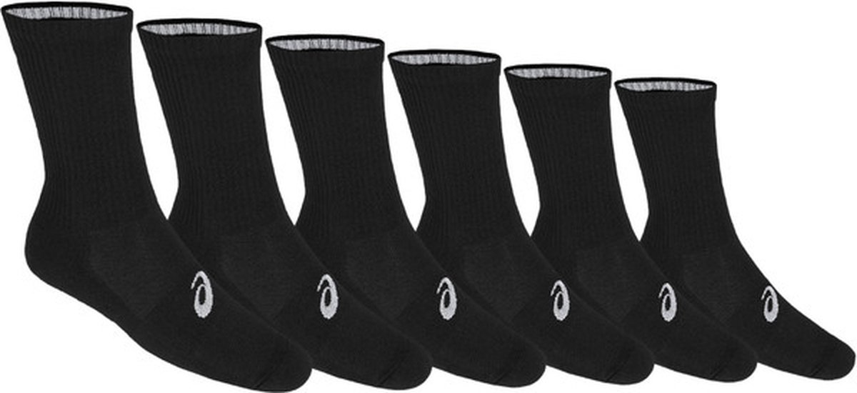 Asics - 6PPK Crew Sock - Zwarte Sportsokken-35 - 38 — cadeau in Cadeau-ideeën - foto 2