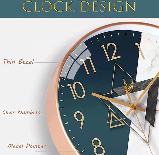 Horloge Murale – Horloge Murale – Accessoires de vêtements pour bébé de Salon – Décoration murale de Salon
