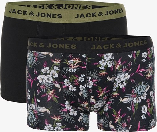 Reparatie mogelijk Het spijt me vergeven Jack & Jones heren boxershorts 2-pack - Zwart - Maat M | bol.com