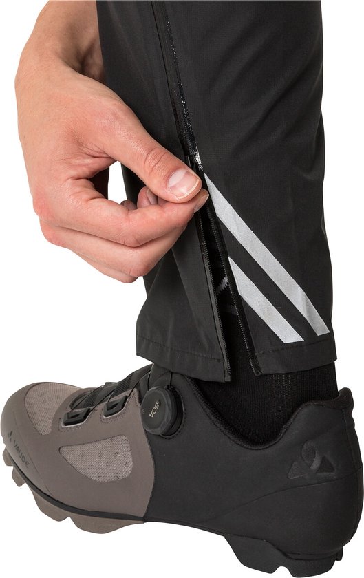 VAUDE Kuro Regenbroek Heren, zwart