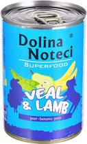 Dolina Noteci Superfood met kalfs- en lamsvlees - nat hondenvoer - 400g