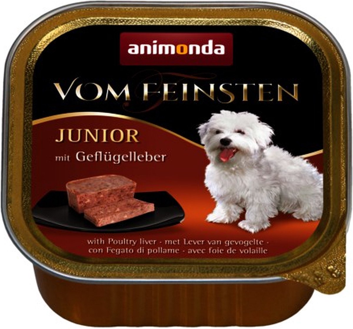 Animonda Animonda Vom Feinsten Junior - Hondenvoer - Kip Lever - 150g - Voedzaam