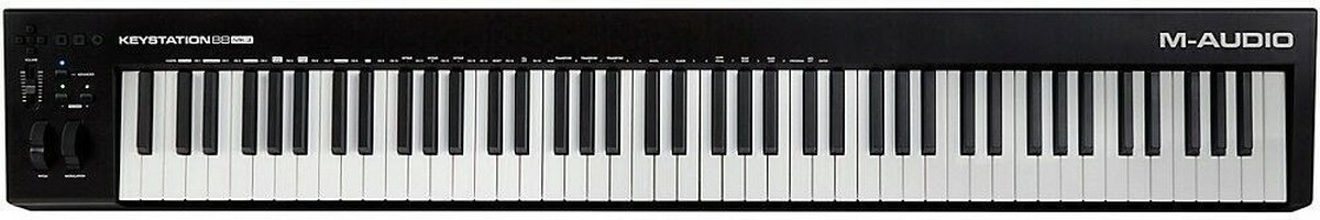 M-AUDIO Keystation 88 MK3 MIDI toetsenbord 88 toetsen USB Zwart, Wit
