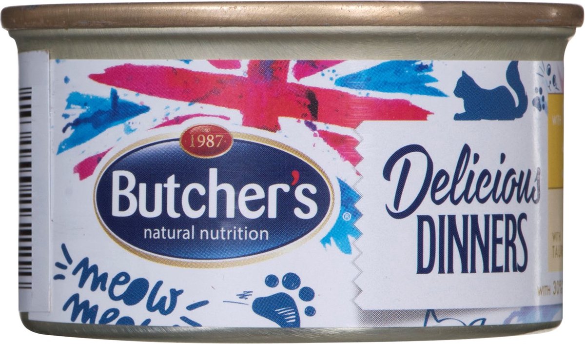 BUTCHER'S Butcher's Delicious Dinners - Kattenvoer - 85g - Graanvrij - Diverse Smaken