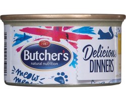 Butcher's Delicious Dinners - Kattenvoer - 85g - Graanvrij - Diverse Smaken