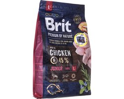 Brit Premium by Nature Junior L - Droog hondenvoer - Kip 3 kg