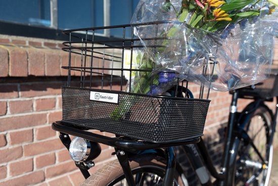 Fastrider Olav Porte-vélos Avant - Zwart - 27 L - Montage fixe - Métal