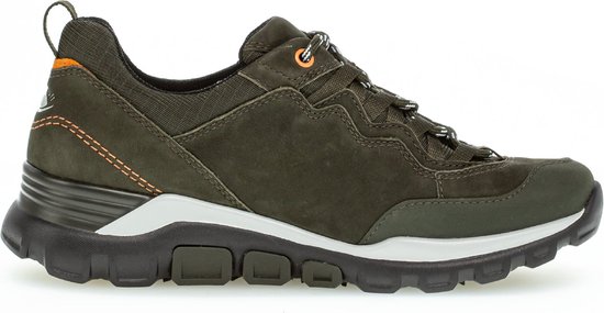 Gabor Rollingsoft SNEAKER LOW, Nubuk, Nightblue, (S.w/blau) Wechselfußbett 96.965.46 Schnürschuh