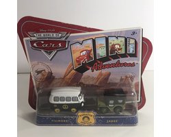 Pixar Cars Mini Adventures Radiator Springs SARGE & FILLMORE Jeep & VW Bus