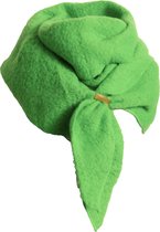 Groene sjaal -effen- natuurlijke materialen | bol