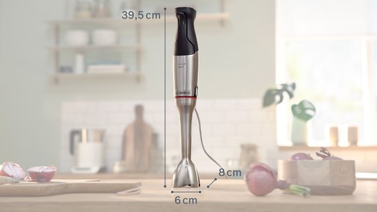Bosch Serie 6 MSM6M8X1 - ErgoMaster Staafmixer - 1200W - Roestvrijstaal van Bosch — afbeelding 5
