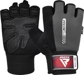 RDX Sports Fitness Handschoenen W1  - Half Finger Grijs - S