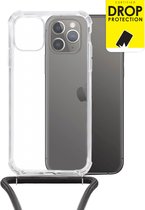 My Style Loop Doorzichtig Telefoonhoesje geschikt voor Apple iPhone 11 Flexibel TPU Hoesje met koord - Transparant