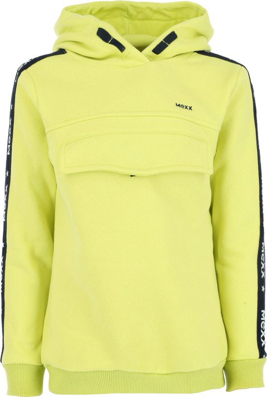 Foto: Mexx hoody with kangeroo pocket jongens kleding neon geel maat 110 116