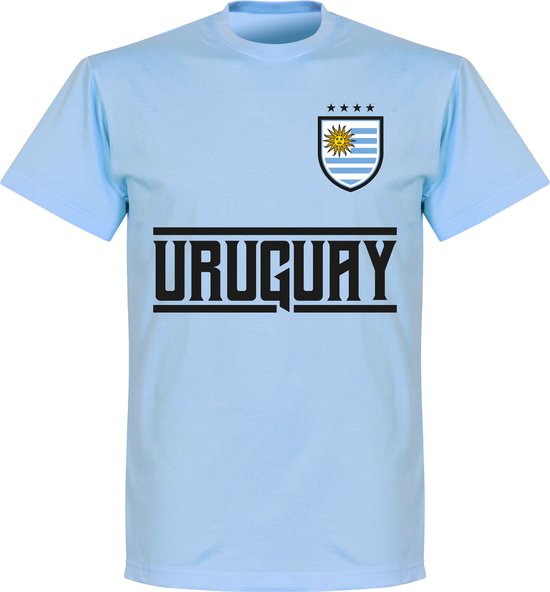 Uruguay Team T-Shirt - Lichtblauw - Kinderen - 140