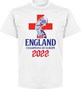 Engeland EK 2022 Cross Winners T-Shirt - Wit - XXL