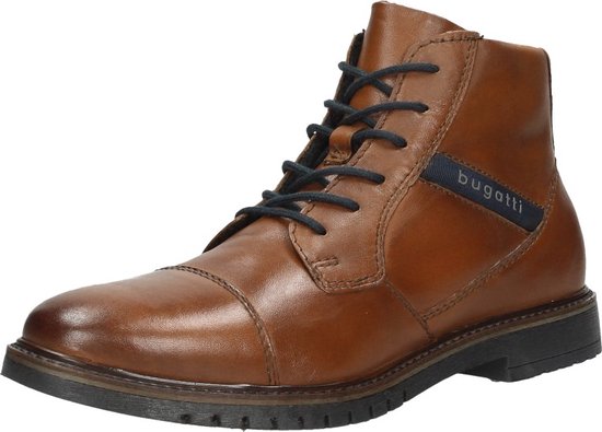 Bugatti Cognac leren veterschoen