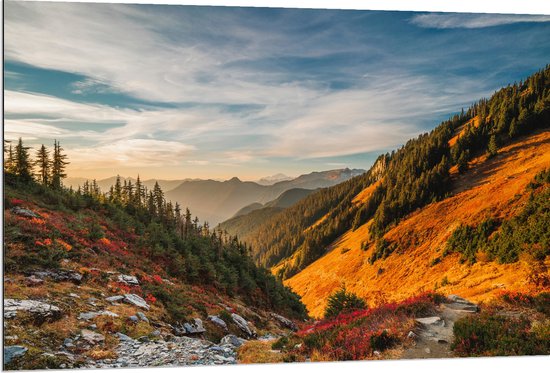 WallClassics - Dibond - North Cascades National Park - 120x80 cm Foto op Aluminium (Met Ophangsysteem)