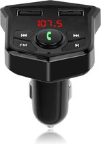 Transmetteur FM Bluetooth - Chargeur Voiture - Kit Voiture - Mains Libres - MP3 - USB - Carte SD - Chargeur Rapide - Récepteur Audio Bluetooth