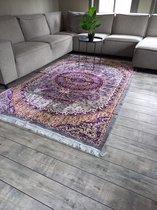 Vloerkleed Velvet - Pluisvrij - Oosterse Style - 160x250cm - Perzisch Tapijt - Laagpolig