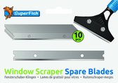 SuperFish window scrapers spare blades vervangmesjes 10 stuks