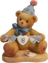 Cherised Teddies 721174 "Cherish this birthday forever" 18th birthday figurine