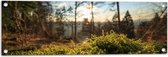 WallClassics - Tuinposter – Close-Up Mos - 90x30 cm Foto op Tuinposter  (wanddecoratie voor buiten en binnen)