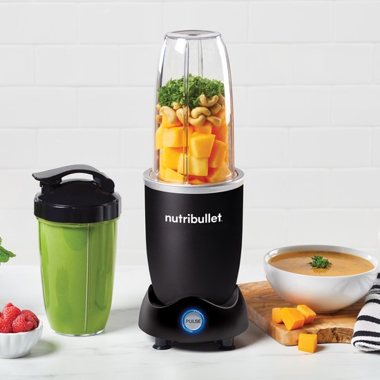 Nutribullet Pro+ Pulse - Blender - Smoothie Maker - Pulse Functie - 2 To-Go Bekers - Automatische Uitschakeling - 1200 Watt - Zwart