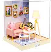 Miniatuurhuisje - bouwpakket - Woonkamer - Living room - Afternoon Tea Creativity