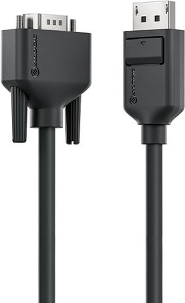 ALOGIC EL2DPVGA-02 video kabel adapter 2 m DisplayPort VGA (D-Sub) Zwart