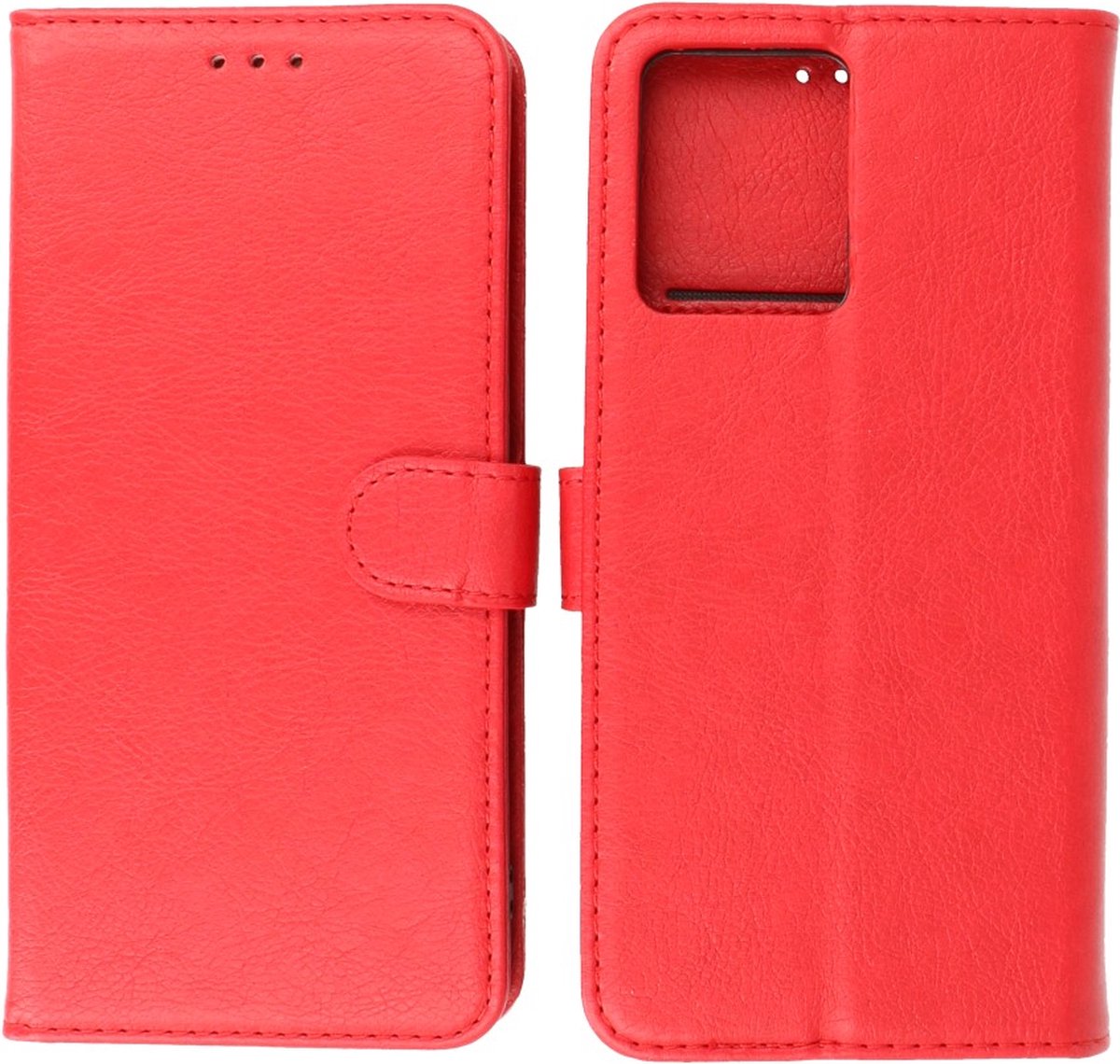 Oppo Reno 7 4G Hoesje Book Case Portemonnee Telefoonhoesje - Rood