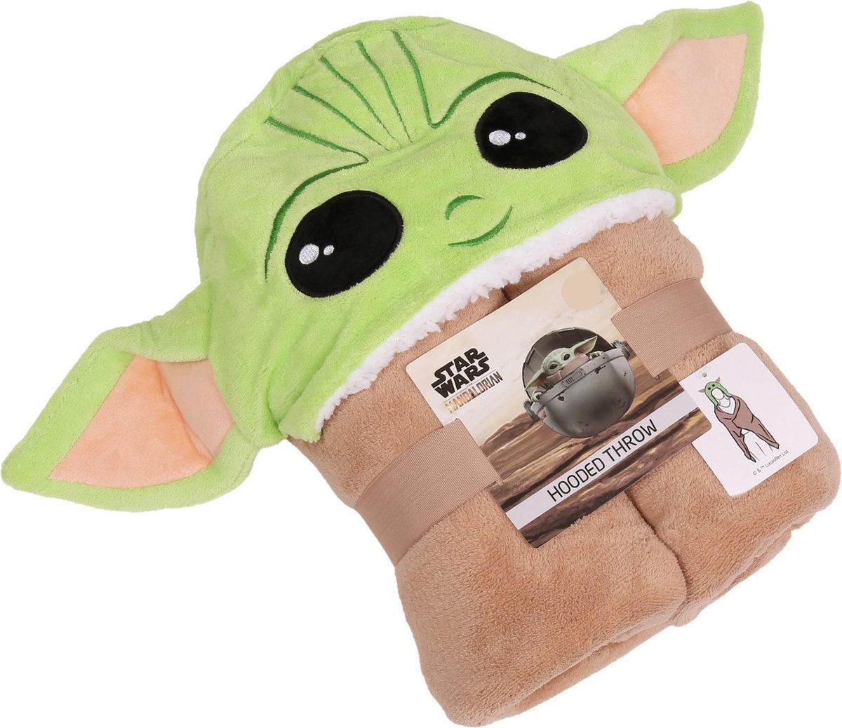 Couverture Bébé Yoda Mandalorian Friemoket, Flanelle Polaire, 130x100 Cm, Violet