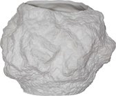 Keramische vaas ; look van rots of steen, trendy natuurlijk design.CHU20WH