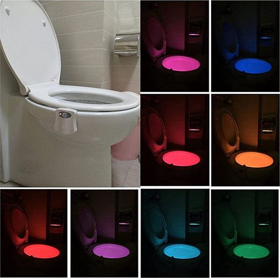 Lampe de toilette à LED - veilleuse de toilette - [Classe énergétique A++]-  lampe de... | bol.com