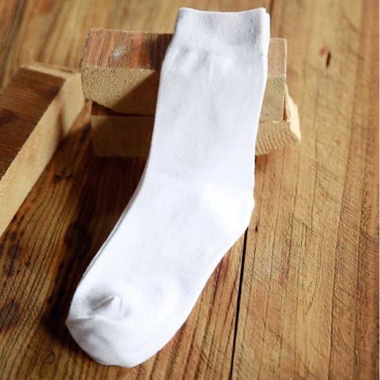 vreugde Datum fragment Katoenen sokken voor mannen Hoge sokken voor mannen Zakelijke sokken in  zuivere kleur... | bol.com